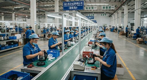 Zhejiang Haoda Electric Co. production floor
